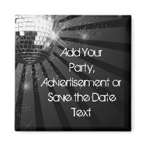 Silver Sparkle Disco Ball Party