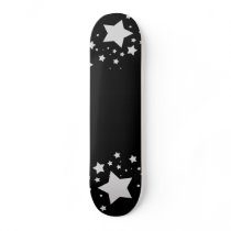Silver Stars Skateboard