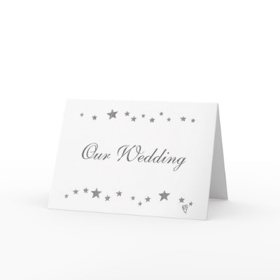 Silver Wedding Cards on Silver Stars  Wedding Invitation Cards   Zazzle Co Uk