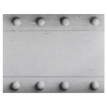 Silver Steel Layout with Bolts flyers