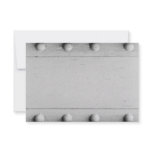 Silver Steel Layout with Bolts invitations