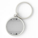 Silver Steel Layout with Bolts keychains
