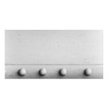 Silver Steel Layout with Bolts photo cards