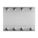 Silver Steel Layout with Bolts postcards