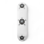 Silver Sticks Pentagram Skateboard