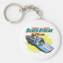 Silver Streak Vintage Ad Key Chains