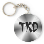 Silver TKD Keychain