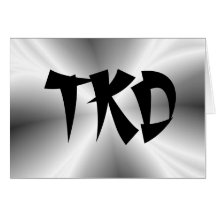 Silver TKD Note Card