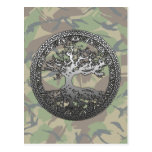 Silver Tree of Life Post Card