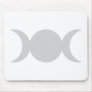 Silver Triple Goddess Mouse Pads