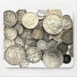 Silver US Coins mousepads