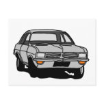 Silver Vauxhall Viva Post Card
