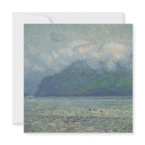 Silver Veil and the Golden Gate by Hassam Custom Invite