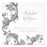 Silver wedding anniversary engagement personalized announcements