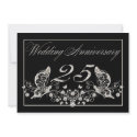 Silver Wedding Anniversary Invitation Pad 25 Years