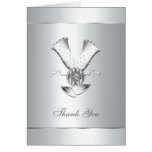Silver Wedding Anniversary Thank You Cards