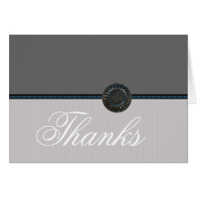 Silver Wedding Thank You Notes Cards