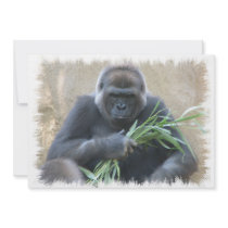 Silverback Gorilla Invitation