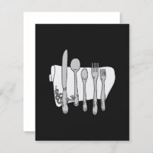 Silverware Custom Menu Flyer Template