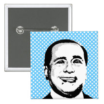 Silvio Berlusconi Pinback Buttons