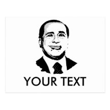 Silvio Berlusconi Post Card