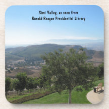 Simi Valley  as seen from Reagan Library Coasters