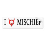 Simon Jester Mischief Bumper Sticker bumper stickers