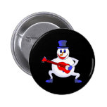 Simon The Snowman Pinback Button