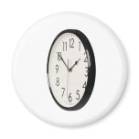 Simple analog clock magnets