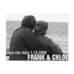 Simple and Cheap Save The Date Annoucement Postcards