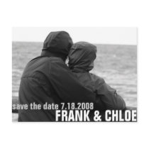 Simple and Cheap Save The Date Annoucement Postcards