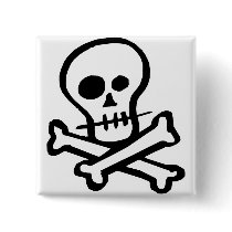 Simple B&W Skull & Crossbones
