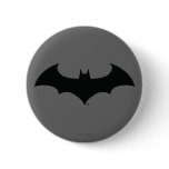 Simple Bat Silhouette Pinback Button