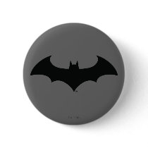 Simple Bat Silhouette Pinback Button