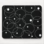 Simple Black and White Mouse Pad