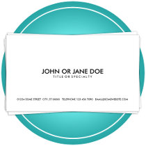 simple black & white business card templates