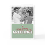 Simple Block Holiday Greeting Card
