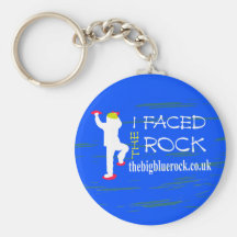 simple blue key chains