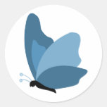 Simple Butterfly - Blue Sticker