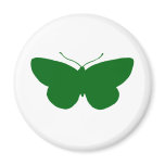 Simple Butterfly in Hunter Green