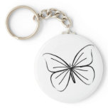Simple Butterfly Line Drawing