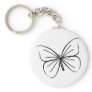 Simple Butterfly Line Drawing