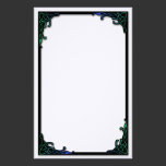 Simple Celtic Knot Border stationery
