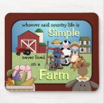 Simple Country Farm Life mouse pad mousepads