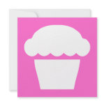 simple cupcake / muffin invitations