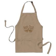 Simple Drama Masks Aprons