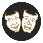 Simple Drama Masks stickers