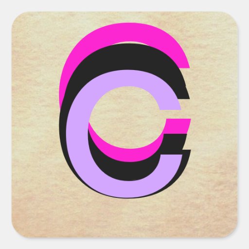 Simple Elegant Monograms - CricketDiane Sticker