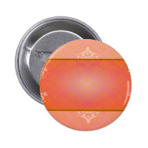 Simple Elegant Orange floral gift Button