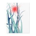 Simple Flower Design postcards